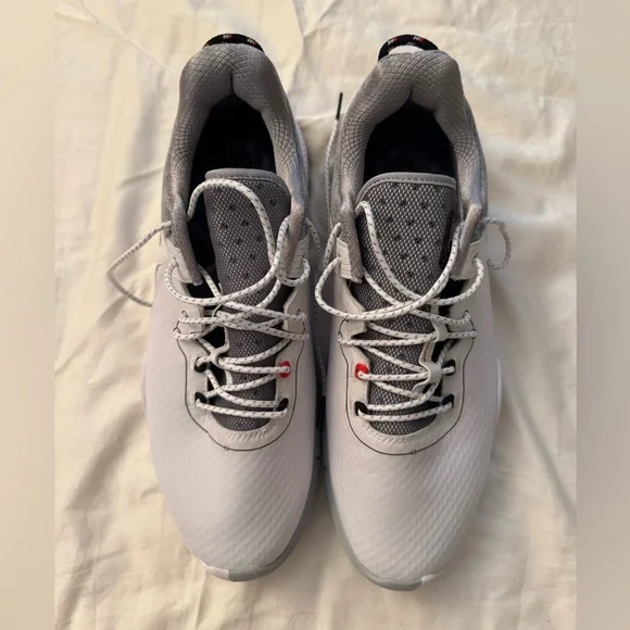 NWOT Men's White and Gray Athletic Shoes - Picture 5 of 10